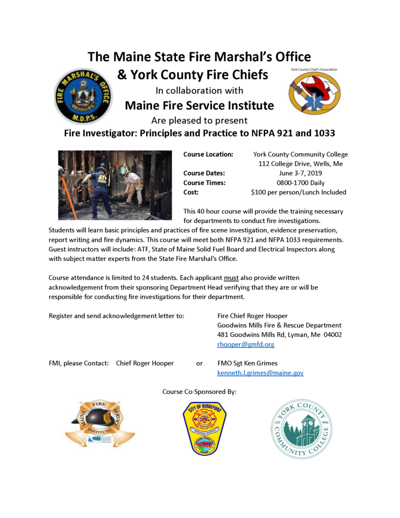 Fire Investigator: Principles & Practice To NFPA 921 And 1033 - Maine ...