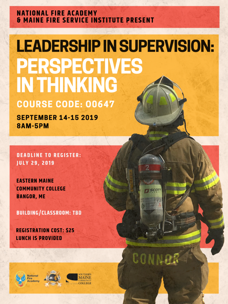 Leadership1 Maine Fire Service Institute